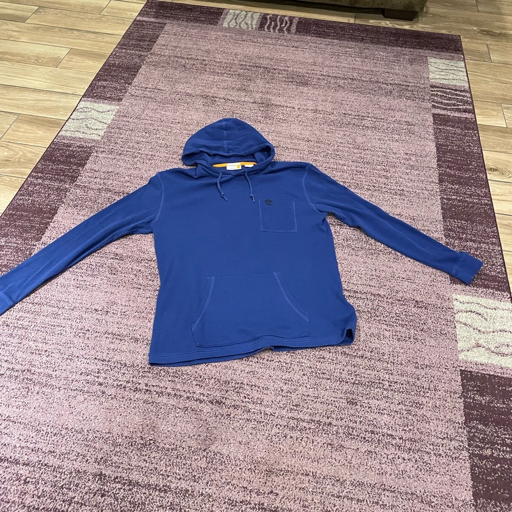 Large blue timberland hoodie